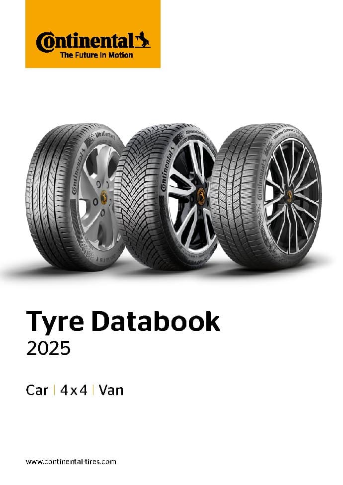Continental Tyre Databook cover