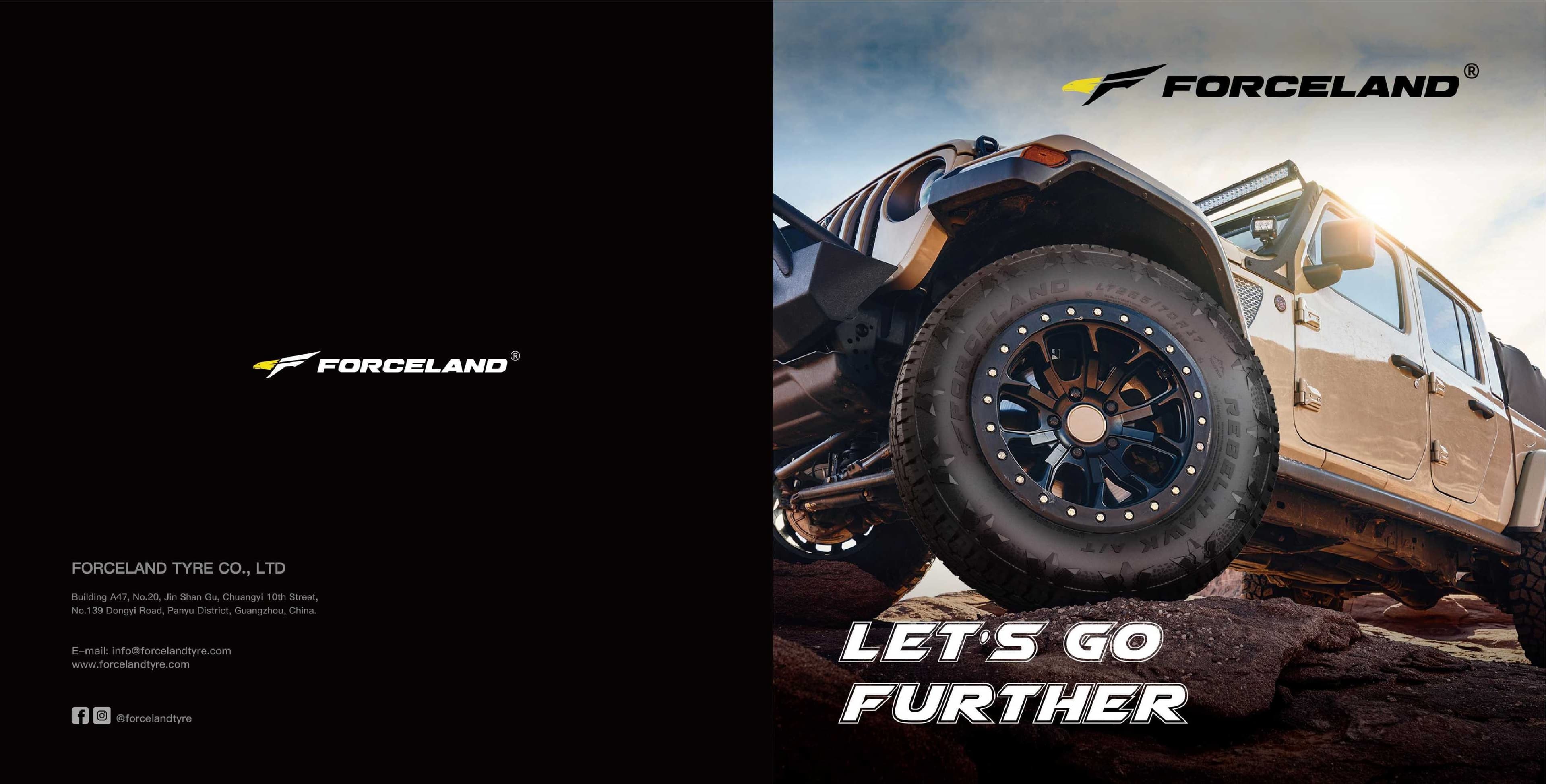 Forceland Tire Catalogue cover